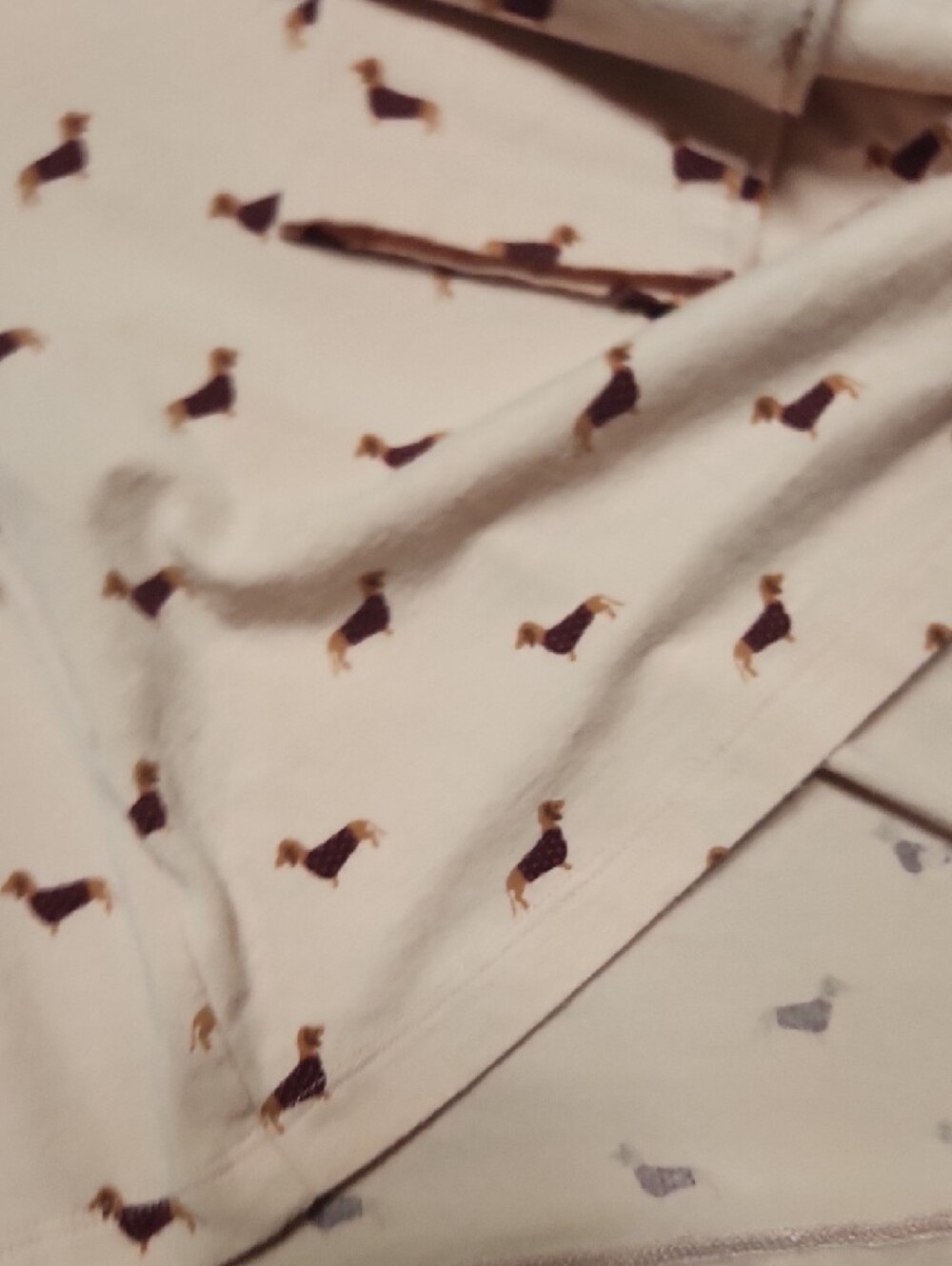 Lands' End Light Pink Turtleneck with Dachshund Print - Picture 9 of 9
